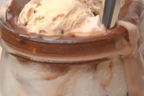 Dalgona Coklat Milkshake