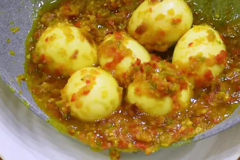 Sambal Berlada Telur Rebus