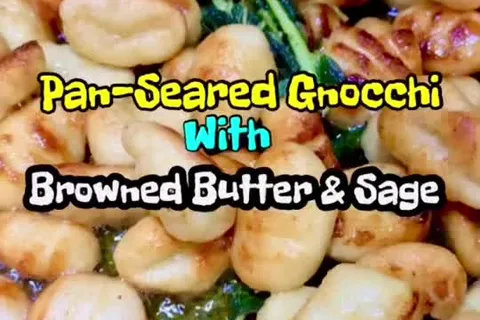 Pansir Gnocchi dengan Sage