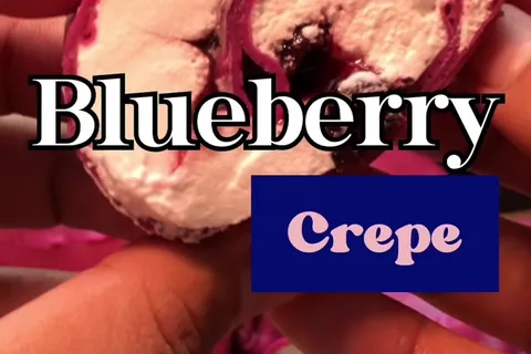 Blueberry Crepe Roll