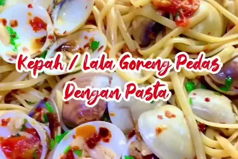 Kepah Goreng Pedas Pasta