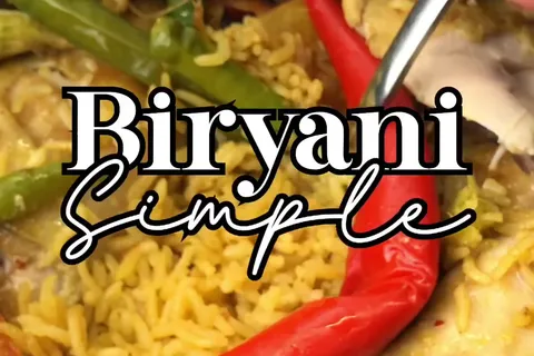 Nasi Biryani Mudah