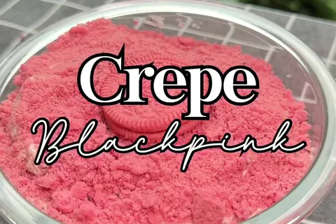 Minimal Crepe Oreo Black Pink