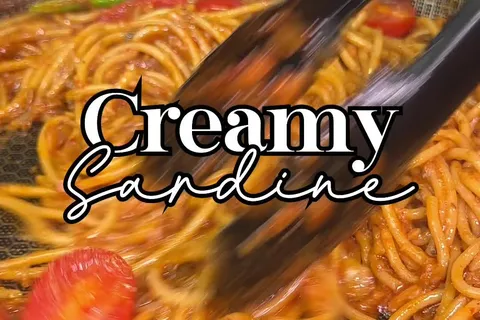 Creamy Pasta Sardin
