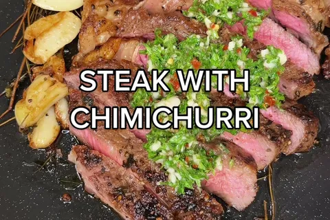 Stik dengan Chimichurri