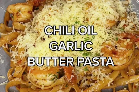 Chili Oil Garlic Butter Pasta