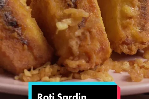 Roti Sardin Goreng Rangup