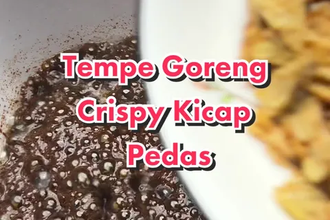 Tempe Goreng Krispy Kicap Pedas