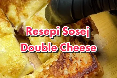 Roti Sosej Double Cheese
