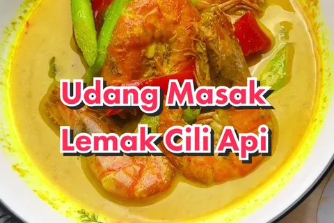 Udang Masak Lemak Keladi