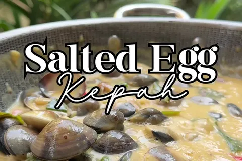 Siput Masak Salted Egg