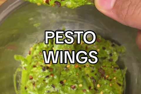 Pesto Chicken Wings