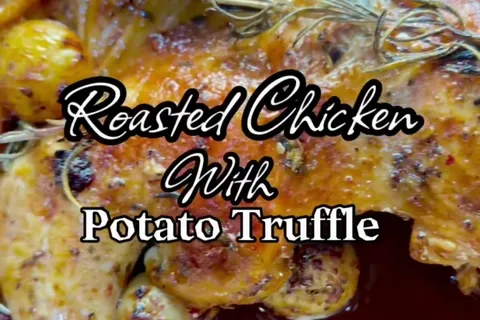 Roasted Chicken Baked Potato