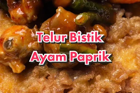 Telur Bistik Ayam Paprik