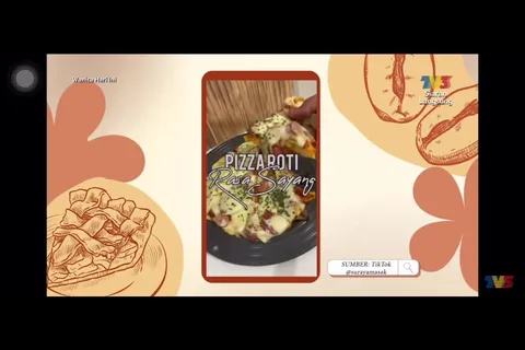 Pizza Roti Mudah