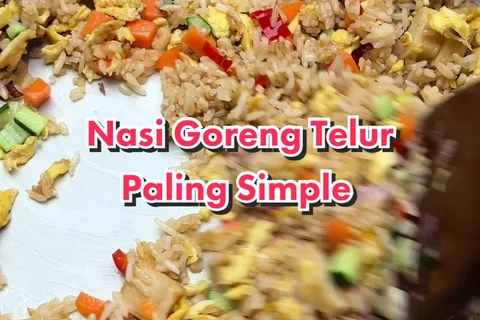 Nasi Goreng Telur Simple