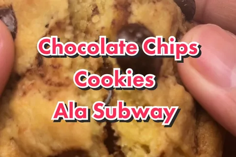 Coklat Chip Cookies ala Subway