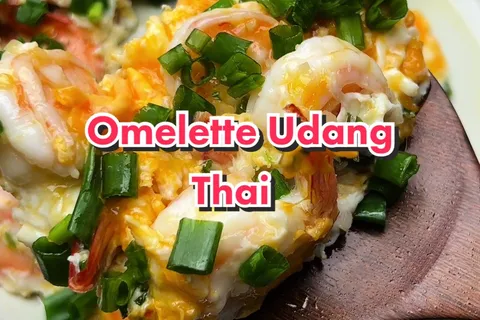 Omelette Udang Thai