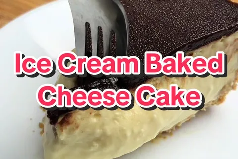 Cheesecake Aiskrim Bakar