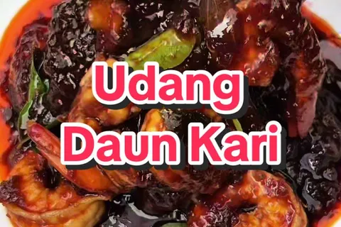 Udang Masak Daun Kari