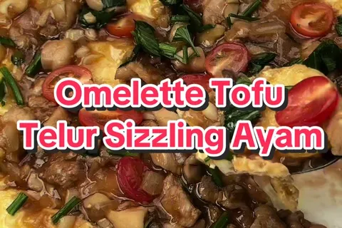 Omelette Tofu Telur Ayam