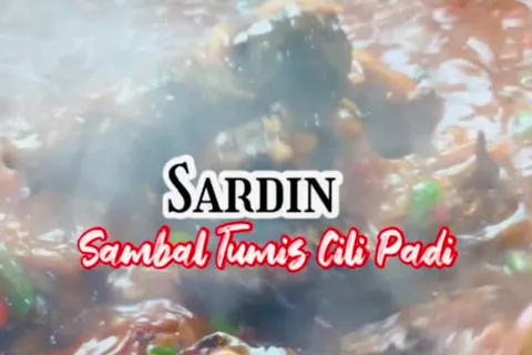 Sambal Tumis Cili Padi Sardin