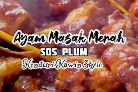 Ayam Masak Merah Sos Plum