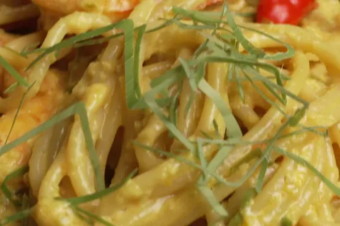 Spaghetti Lemak Cili Api Udang