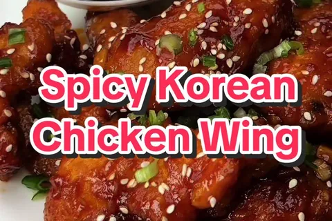 Spicy Korean Chicken Wing