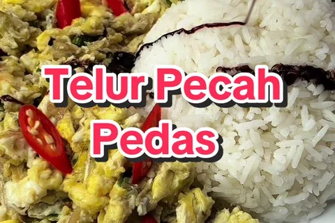 Telur Pecah Pedas
