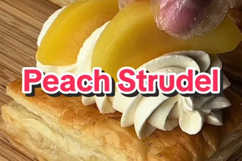 Peach Strudel