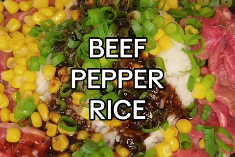 Beef Pepper Rice