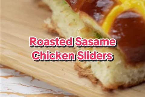 Sesame Chicken Sliders