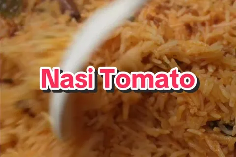 Nasi Tomato dan Daging Masak Hitam