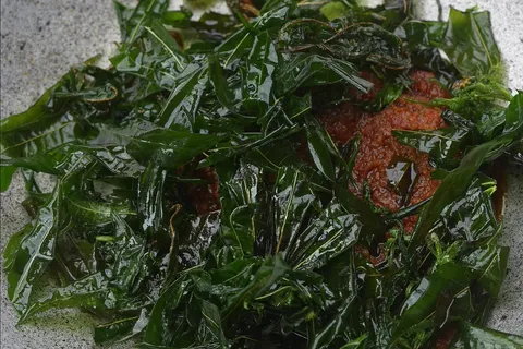 Sambal Pucuk Ubi Goreng Garing