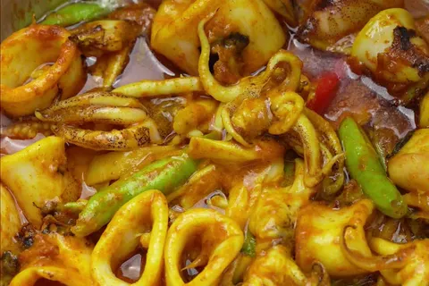 Sotong Airfryer Goreng Kunyit