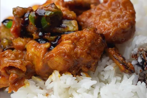 Ayam Kari Kering Air Fryer