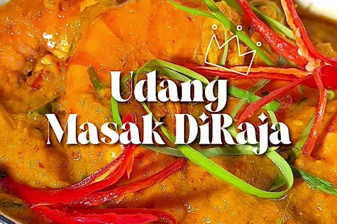Udang Masak di Raja