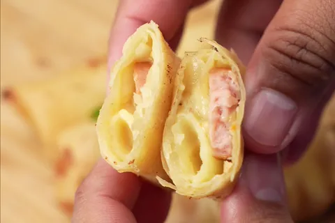 Popiah Makaroni Carbonara