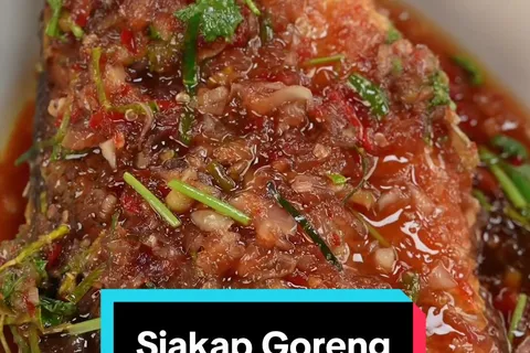 Siakap Goreng Ala Thai