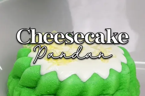 Pandan Cheesecake Kukus