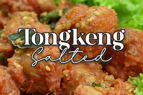 Tongkeng Ayam Crispy Salted Egg