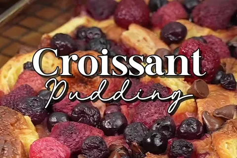 Bread Butter Puding Croissant