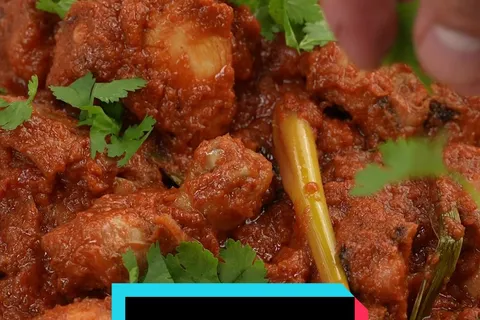 Ayam Masak Rus & Kacang Buncis Goreng Telur