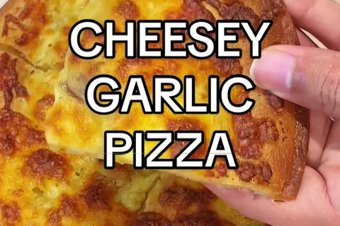 Cheesy Garlic Pizza