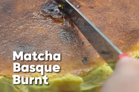 Matcha Burnt Cheesecake