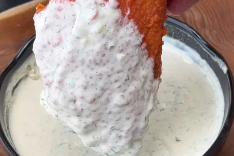 Ayam Goreng Spicy Dengan Rance Sauce