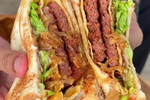 Burger Daging Homemade