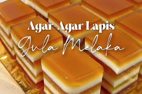 Agar-Agar Lapis Gula Melaka
