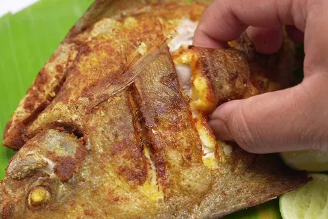Ikan Bawal Goreng Kicap